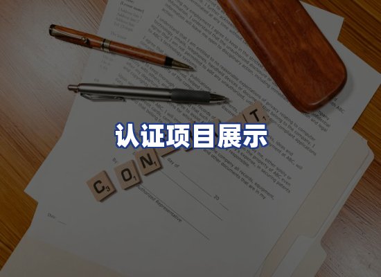 认证项目展示